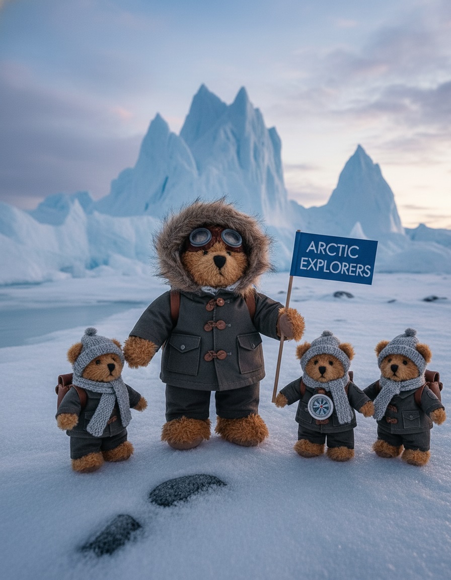Плюшевые мишки на севере